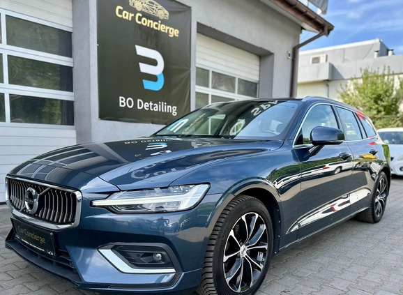 Volvo V60 cena 99900 przebieg: 167502, rok produkcji 2019 z Brzozów małe 631